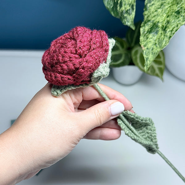 🌹 1 Rose en Laine