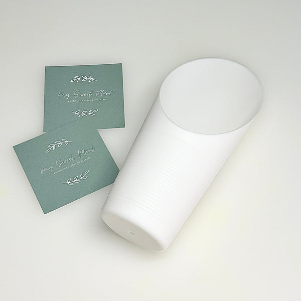 🌿 Pelle de jardinage en plastique Blanche