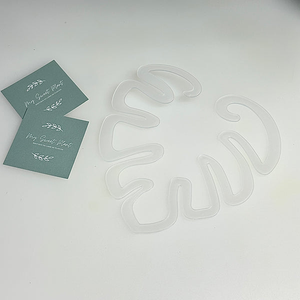 🌿  Support de tige feuille de monstera