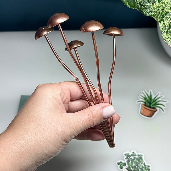 🍄 Lot de 5 Piquets de Champignon