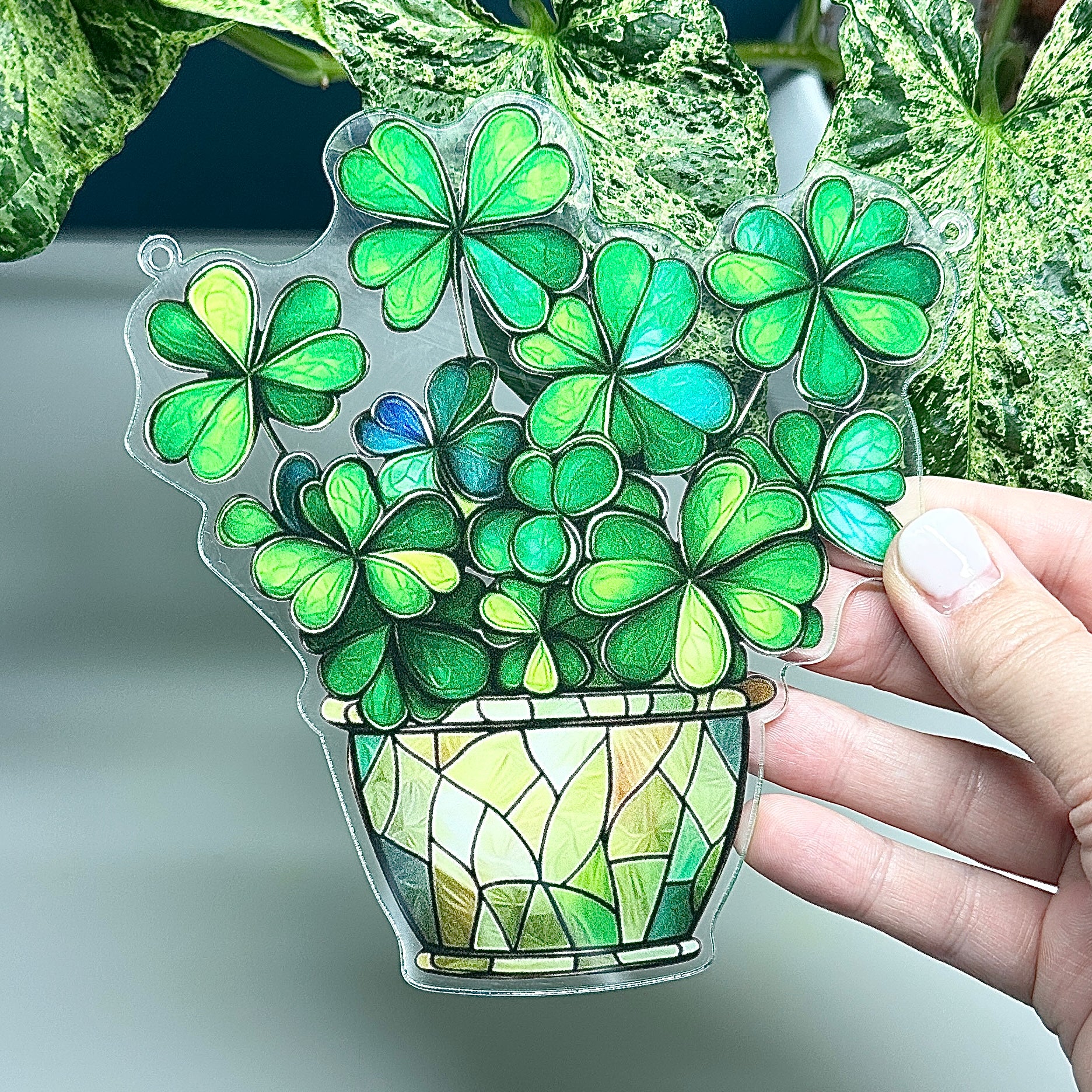 🌈 Attrape-soleil Trèfle Porte-Bonheur 🍀