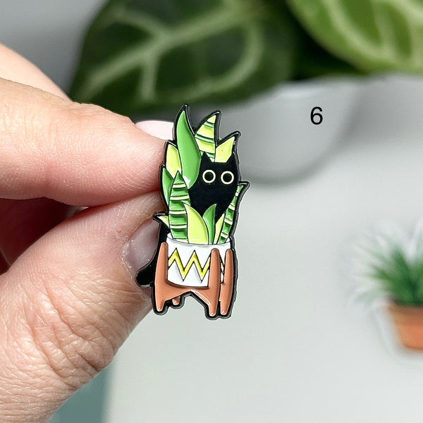 🌿 Pin’s Chat  – Acier Inoxydable 🌿