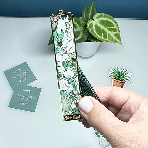 📖 Marque-Page en Métal avec Pompon