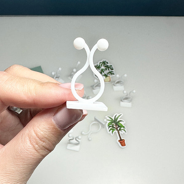 🌱 Fixateurs de Plantes – Crochets Muraux Universels (Lot de 10)