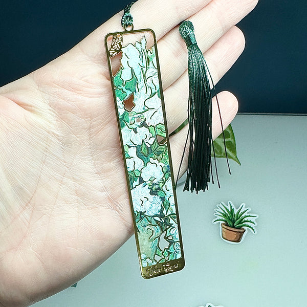 📖 Marque-Page en Métal avec Pompon