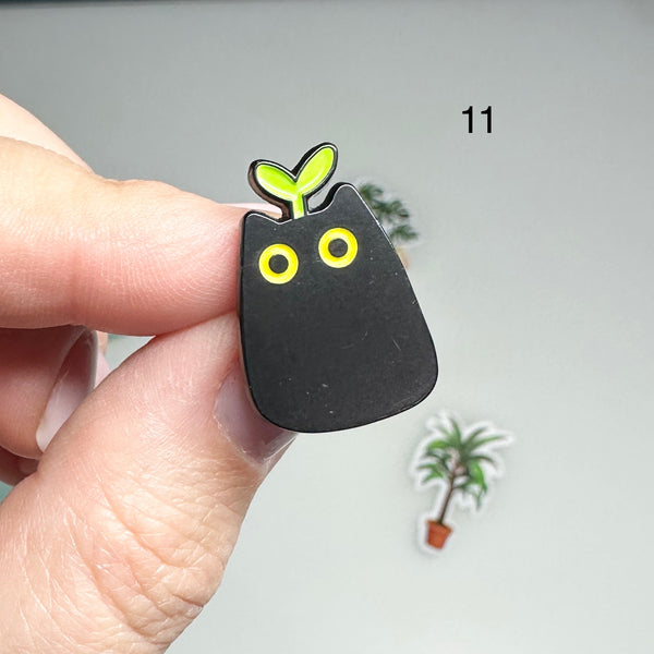 🌿 Pin’s Chat  – Acier Inoxydable 🌿