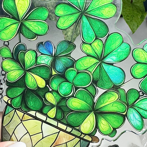 🌈 Attrape-soleil Trèfle Porte-Bonheur 🍀