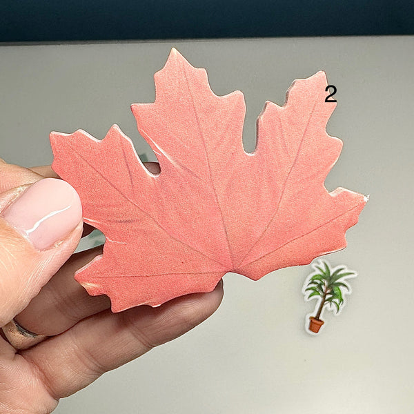 🍃 Bloc de 25 Feuilles de Notes Adhésives en Forme de Feuille