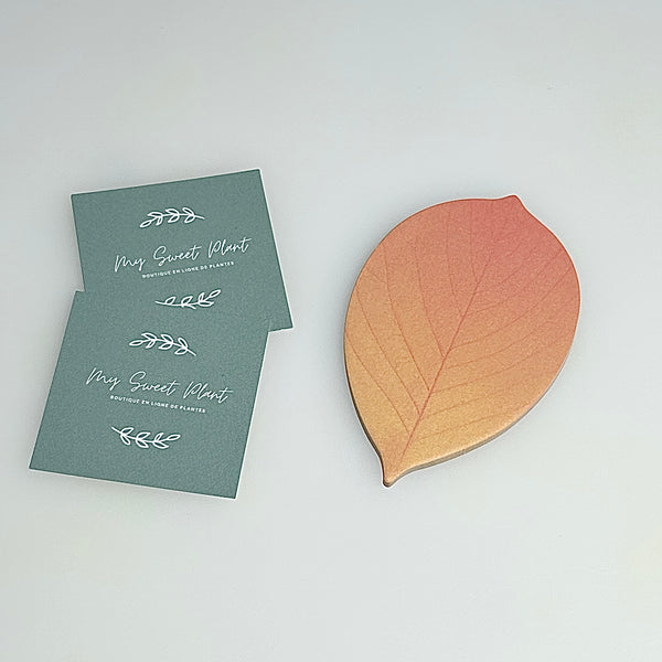 🍃 Bloc de 25 Feuilles de Notes Adhésives en Forme de Feuille