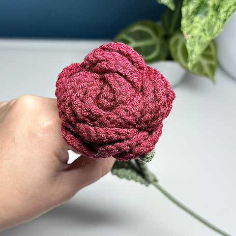 🌹 1 Rose en Laine