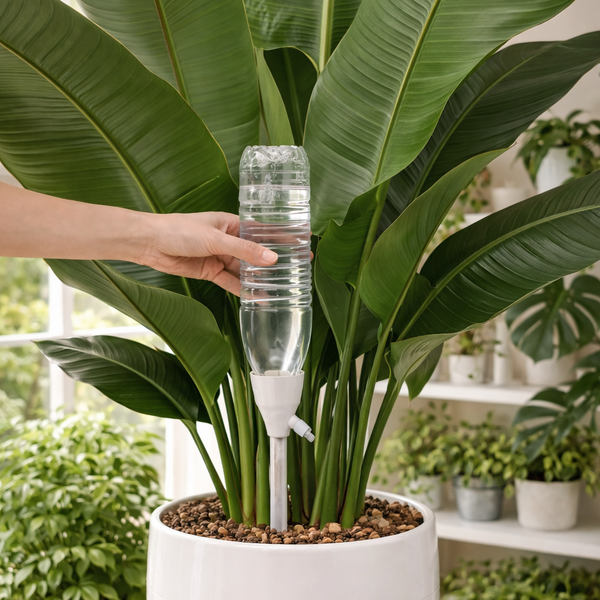 💧 Kit d’auto-arrosage pour plantes – Système d’irrigation automatique réglable Blanc