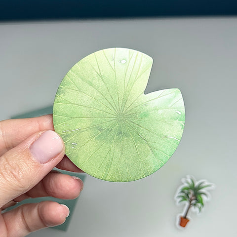 🍃 Bloc de 25 Feuilles de Notes Adhésives en Forme de Feuille