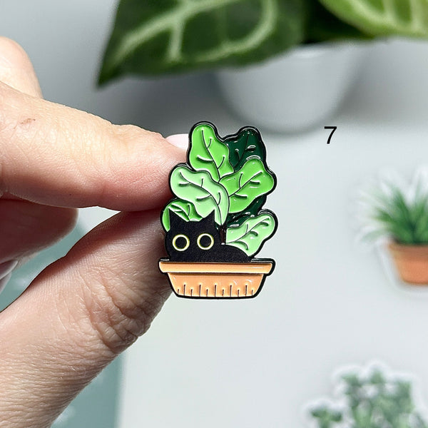 🌿 Pin’s Chat  – Acier Inoxydable 🌿