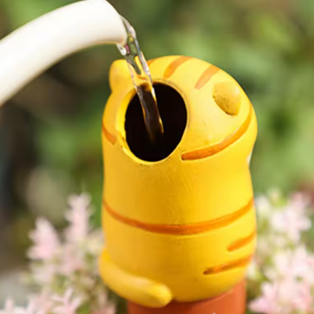 🐢Oya Animaux en Terre Cuite – Auto-Irrigation pour Plantes 🌿