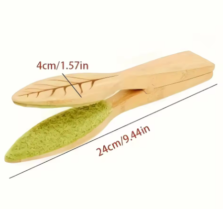 🌿 Pince de nettoyage double face en bambou et microfibre – Entretien doux et efficace des feuilles de plantes