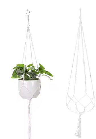 🌿 Macramé Suspendu en Jute – Fait Main - 90cm