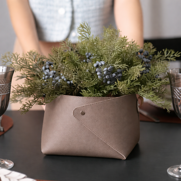 Cache Pot Taupe Grand