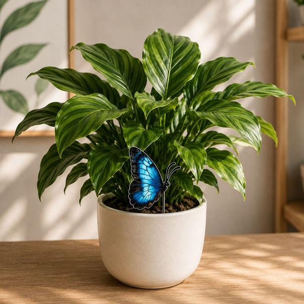 🦋✨ Papillon Bleu décoratif à planter ✨🪴