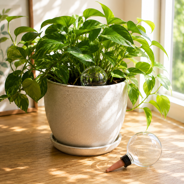 💧 Oya pour Plantes – Pointe en Terracotta, Auto-arrosage
