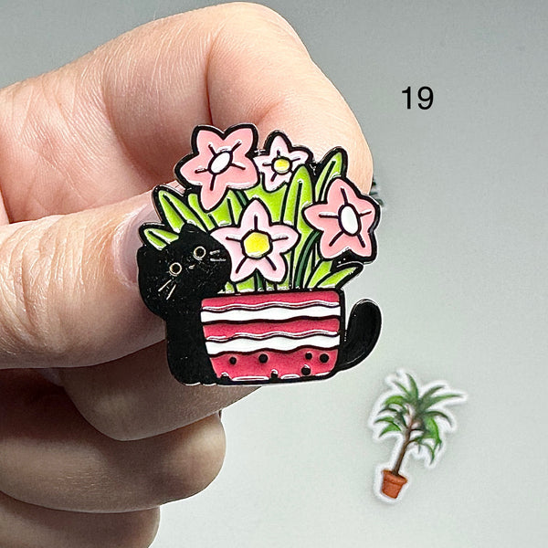 🌿 Pin’s Chat  – Acier Inoxydable 🌿