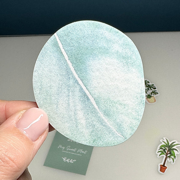 🍃 Bloc de 25 Feuilles de Notes Adhésives en Forme de Feuille