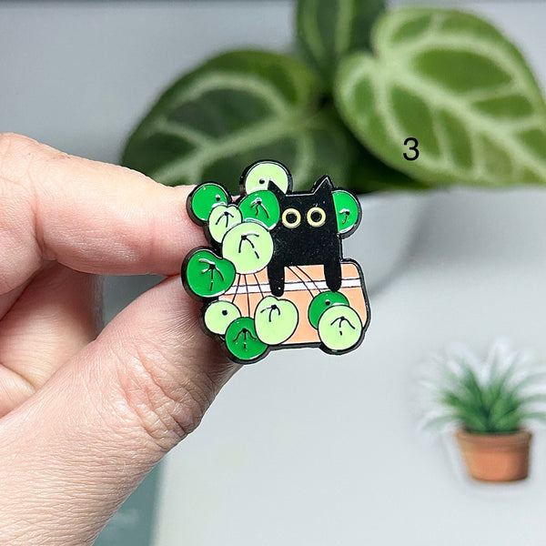 🌿 Pin’s Chat  – Acier Inoxydable 🌿