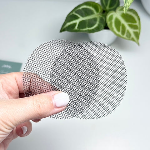 🌱 Tapis en maille de drainage pour pots – Filet protecteur