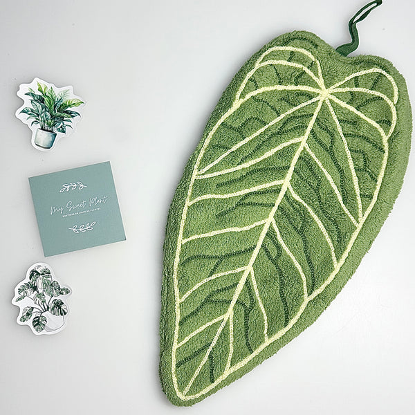 🍃 Différentes Serviettes à Main Imitation Feuille