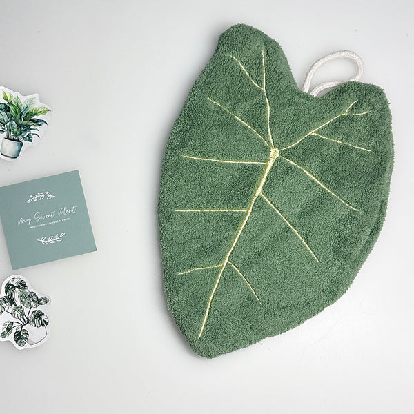 🍃 Différentes Serviettes à Main Imitation Feuille