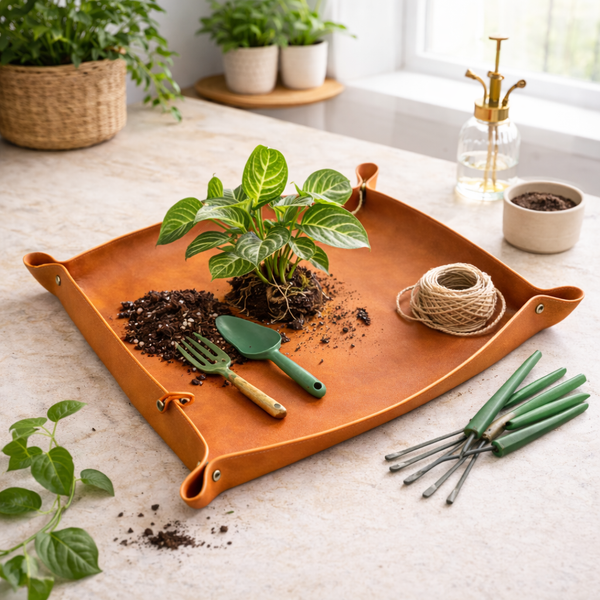 Tapis de rempotage Marron/Cognac