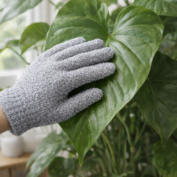 🌿 Gant de nettoyage en microfibre – Entretien facile et soin des plantes
