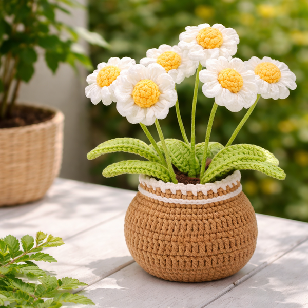🌼 Kit de Fleurs au Crochet pour Débutants