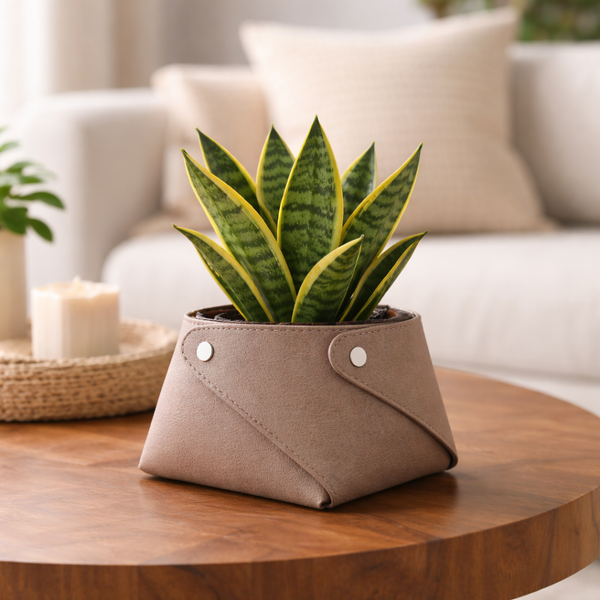 Cache Pot Taupe Petit
