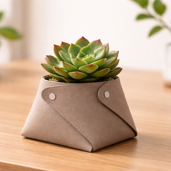 Cache Pot Taupe Petit
