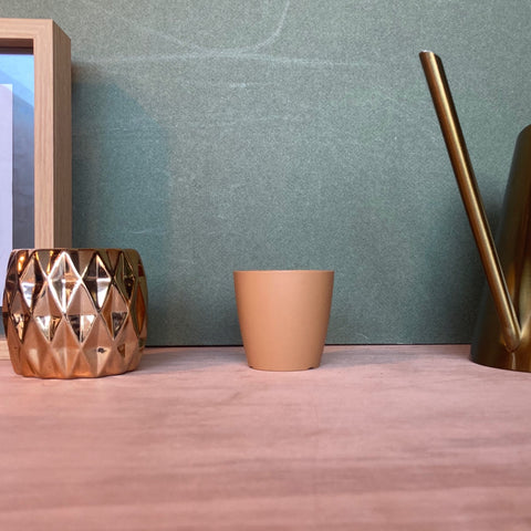 Cache Pot Mat Ocre XS