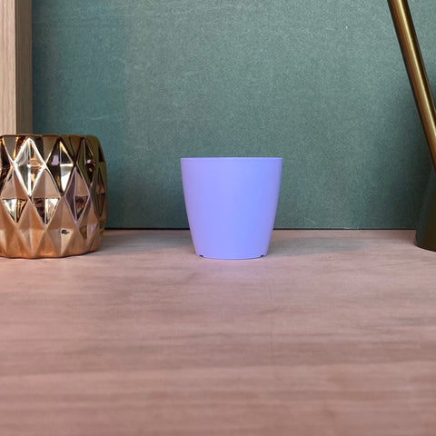 Cache Pot Mat Lilas XS