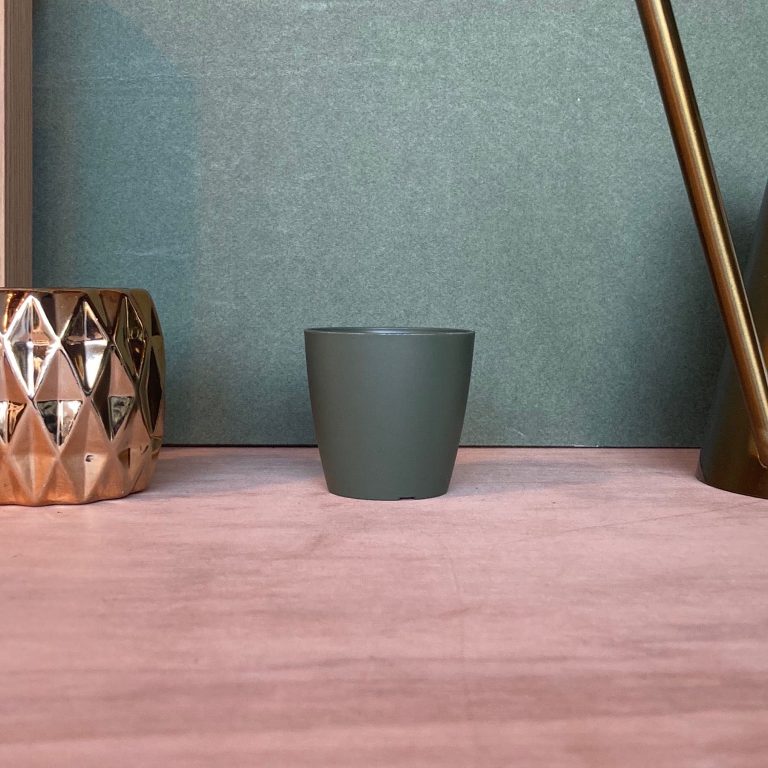 Cache Pot Mat Kaki XS
