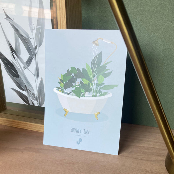Carte Postale Jungle Paper Baignoire